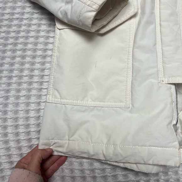 American Eagle winter coat size M  fur hood - Picture 13 of 16